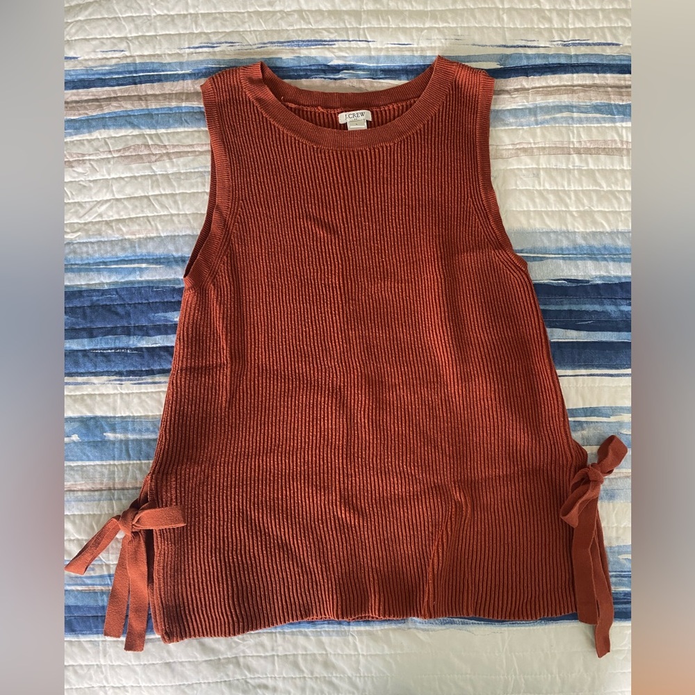 J. Crew Sweater Tank - Sienna color - Size L